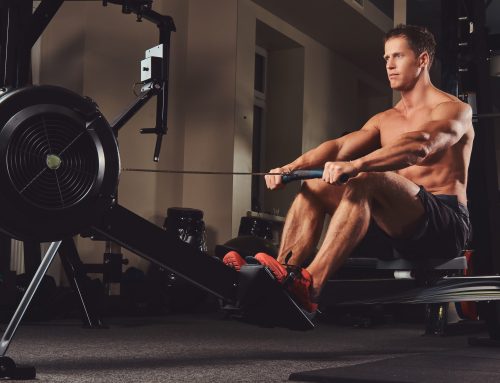 Should you bend your knees when rowing?